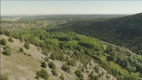 Vistas del entorno del hotel rural en Soria