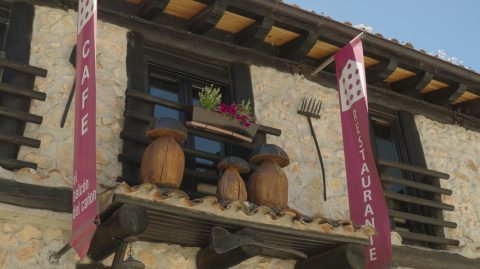 Entorno natural junto al hotel en Ucero